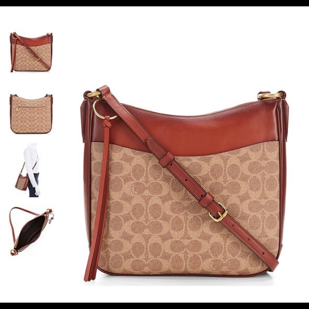 Coach handbag with wristlet